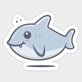 Cute baby shark Sticker